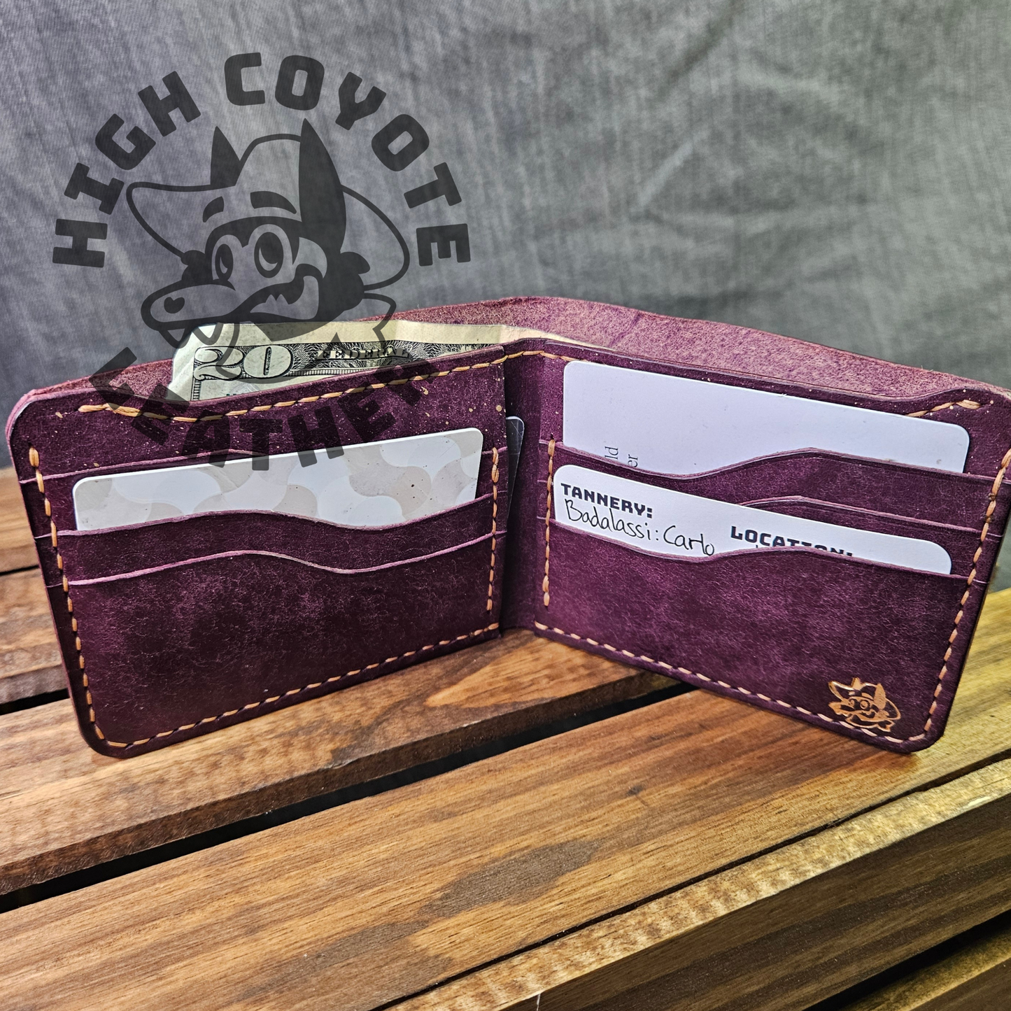 Pueblo Purple w/ Gold Splatter Deluxe Bifold