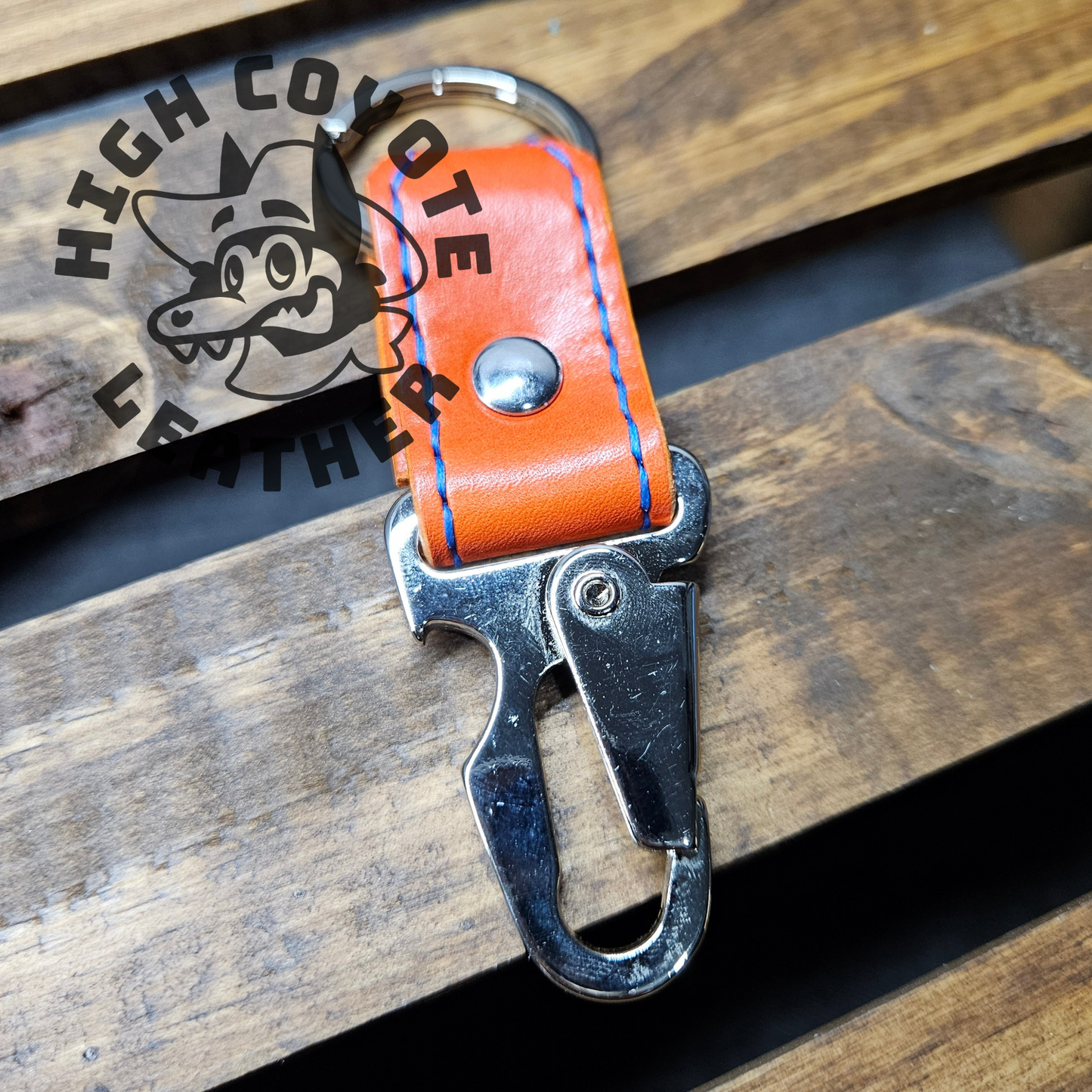 Gaucho Oil Tiger Orange Clip and Key Ring Keychain