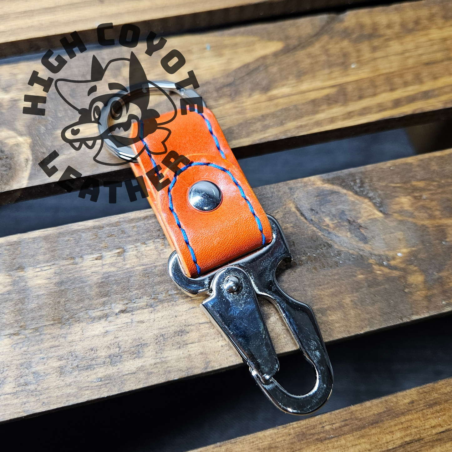 Gaucho Oil Tiger Orange Clip and Key Ring Keychain