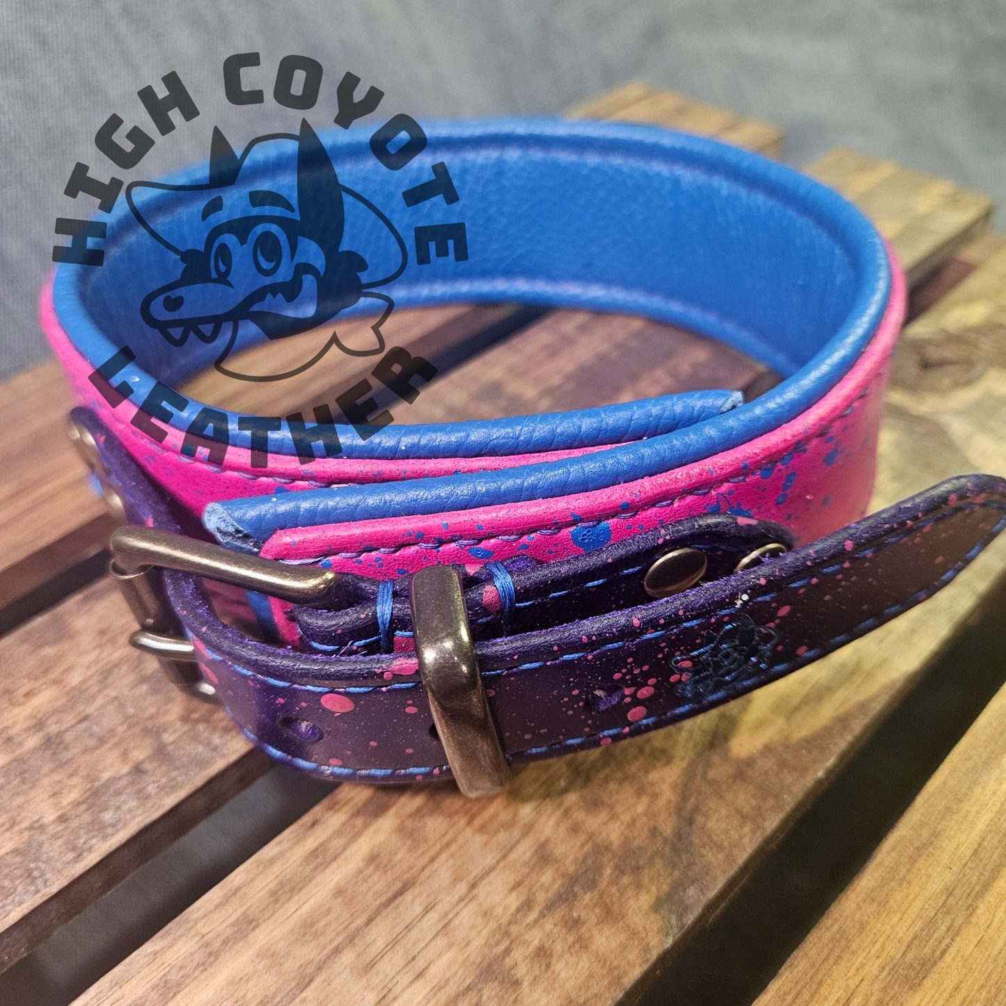 Bi Pride Splatter Collar