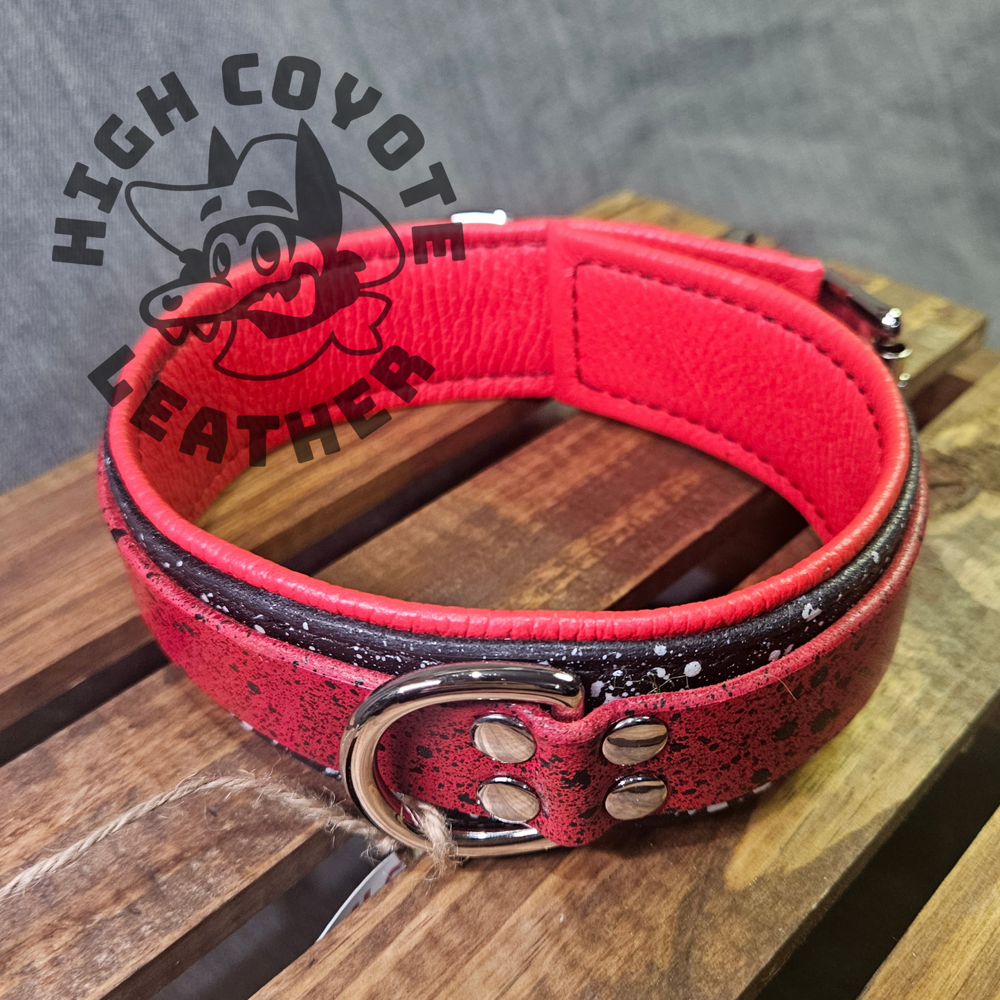 Black & Red Splatter Harness & Collar