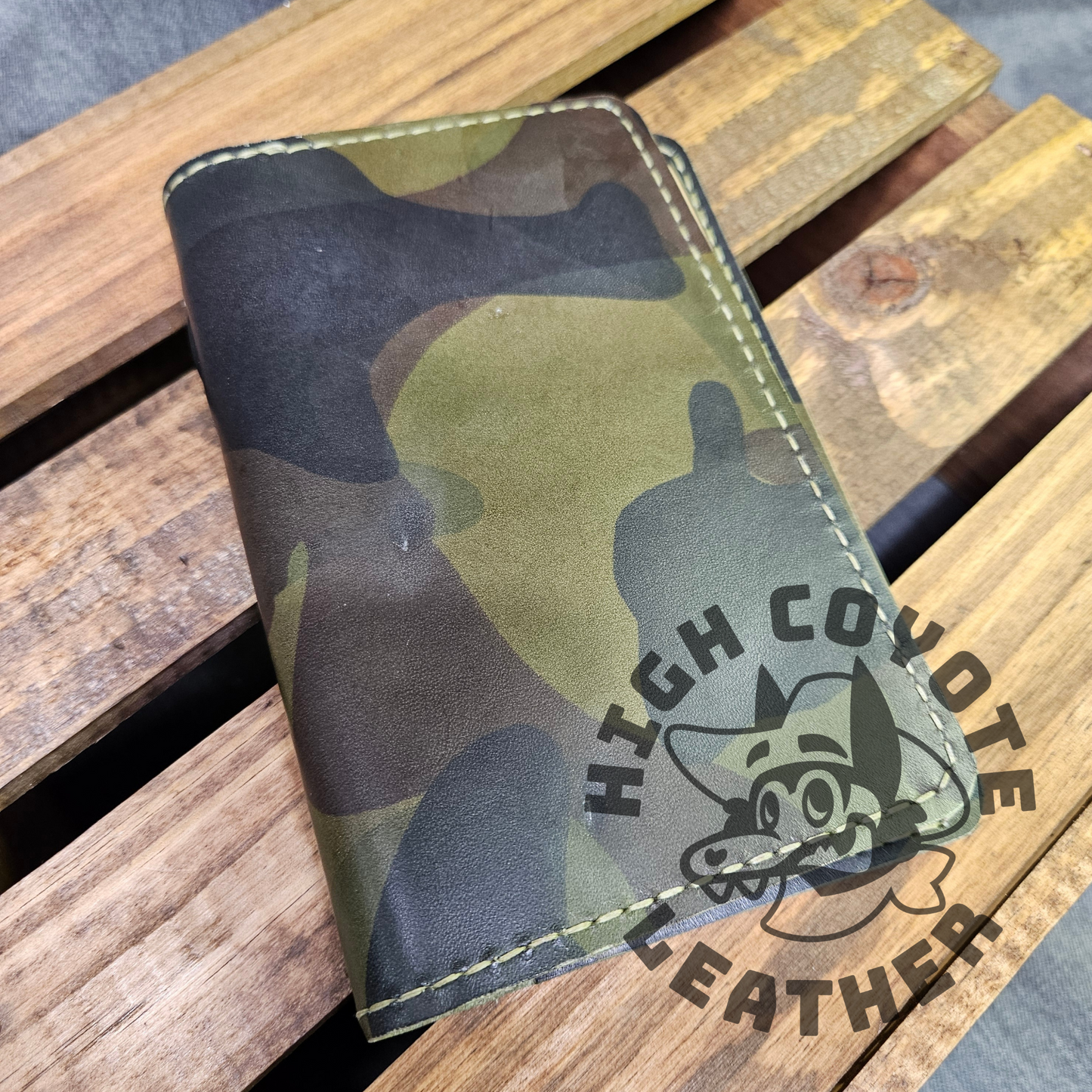 Camo Olive Journal Wallet