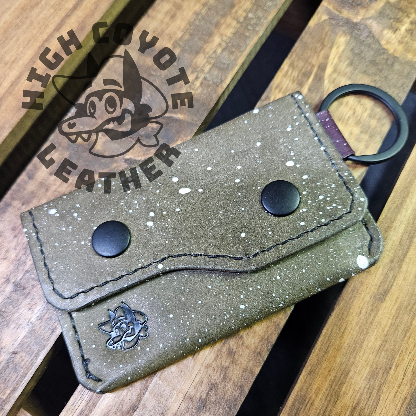 Ace Pride Splatter Keychain Wallet