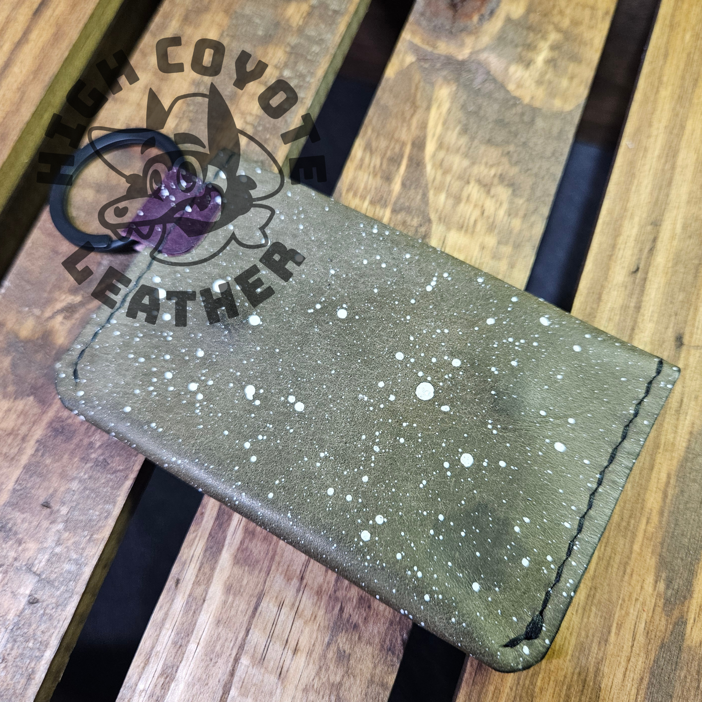Ace Pride Splatter Keychain Wallet