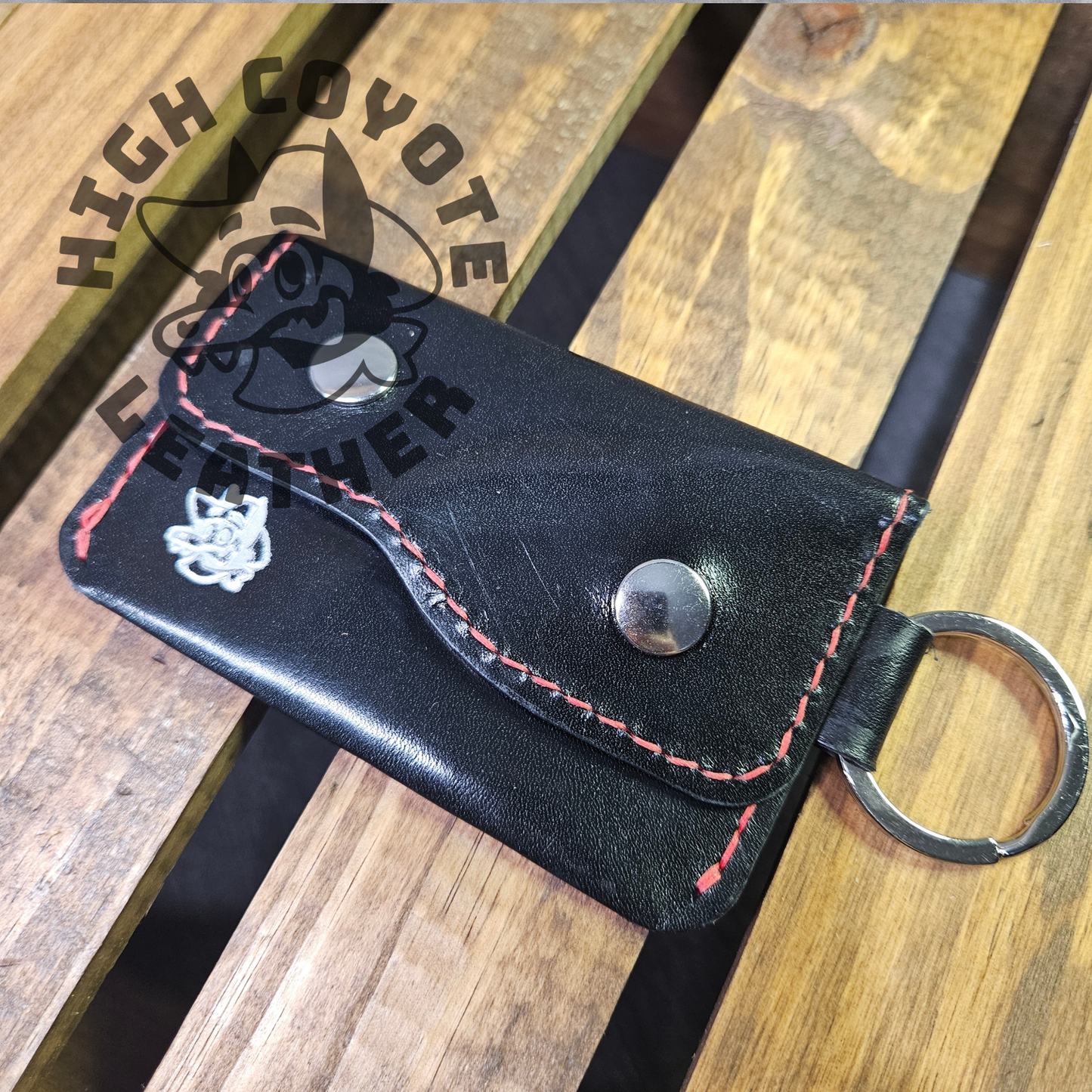 Gaucho Oil Black Keychain Wallet