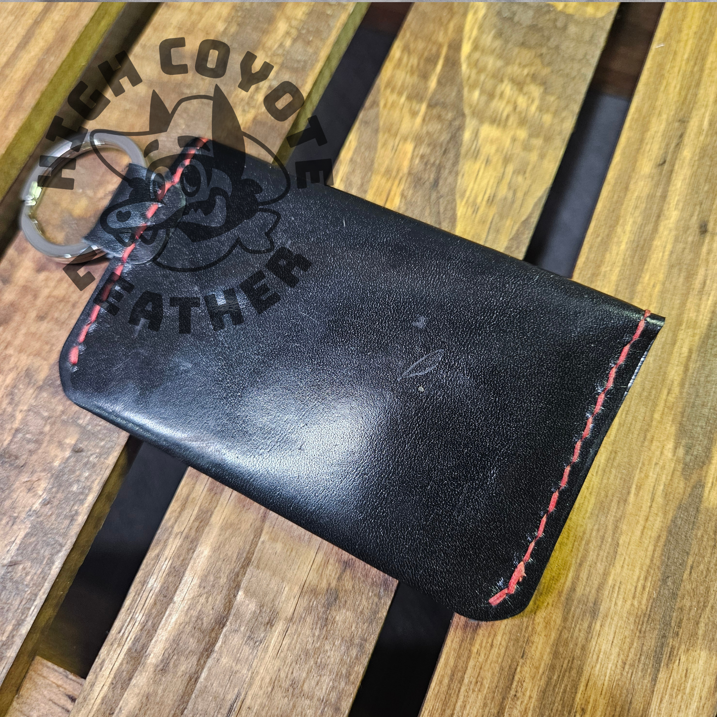 Gaucho Oil Black Keychain Wallet