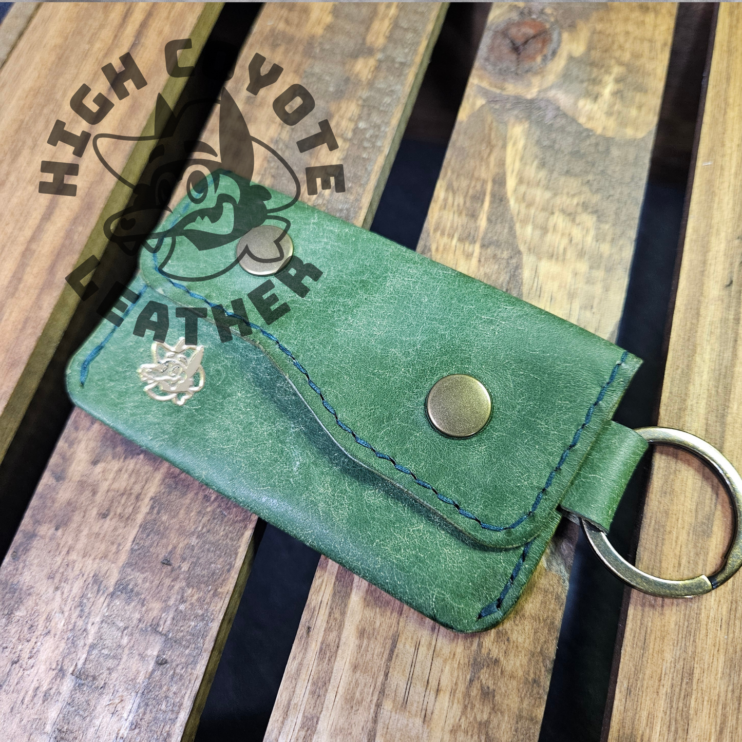 Pueblo Emerald Keychain Wallet