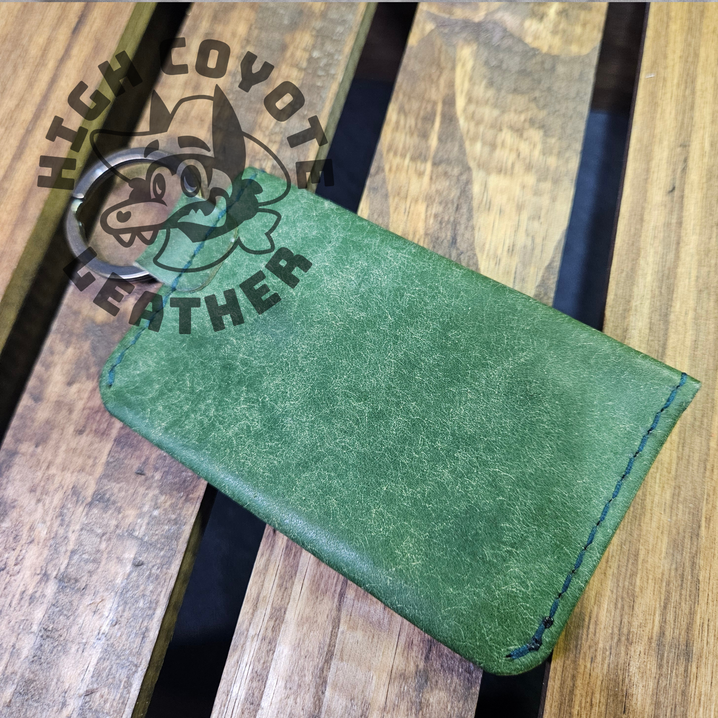 Pueblo Emerald Keychain Wallet