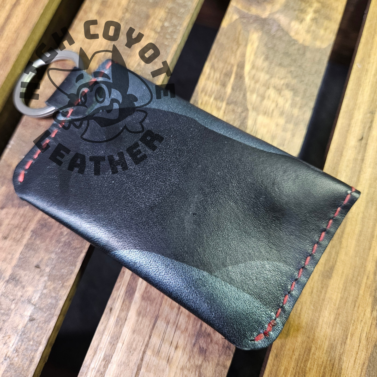 Camo Grey Keychain Wallet