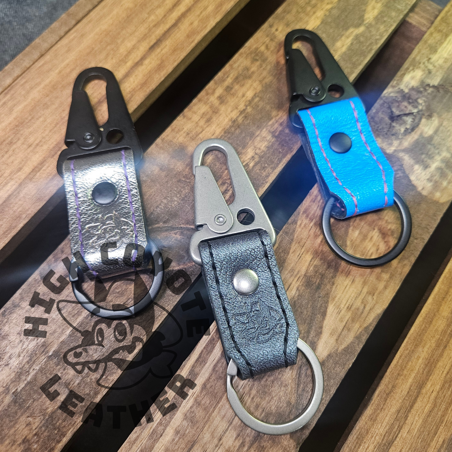 Assorted Special Finish Snap Keychains