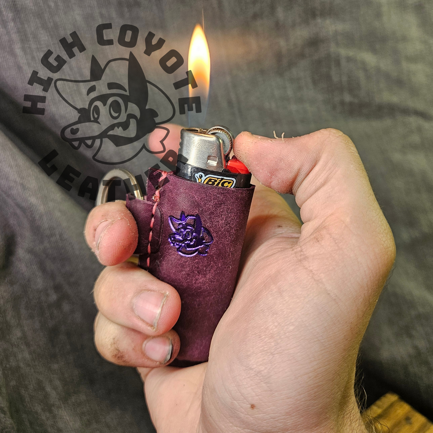 Assorted Lighter Holder Keychains