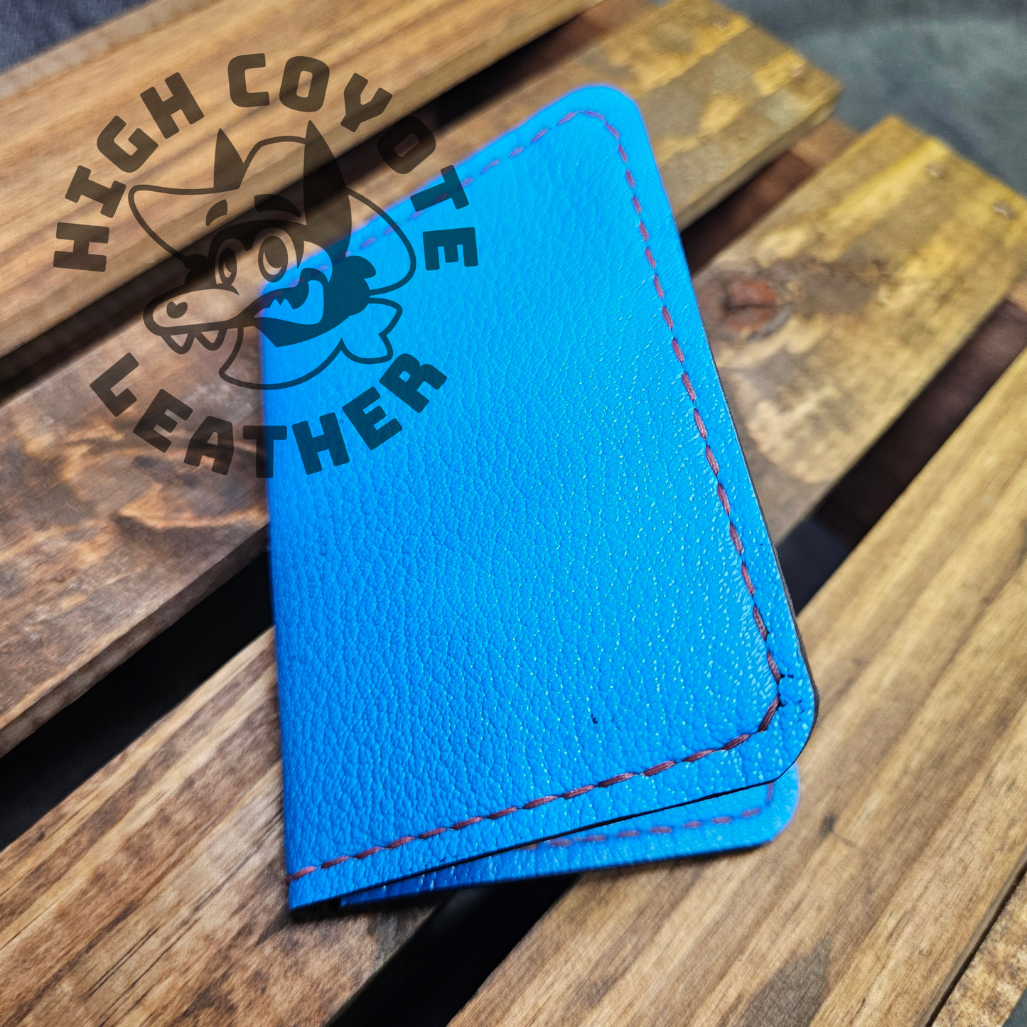 Neon Blue & Pink Mini Bifold