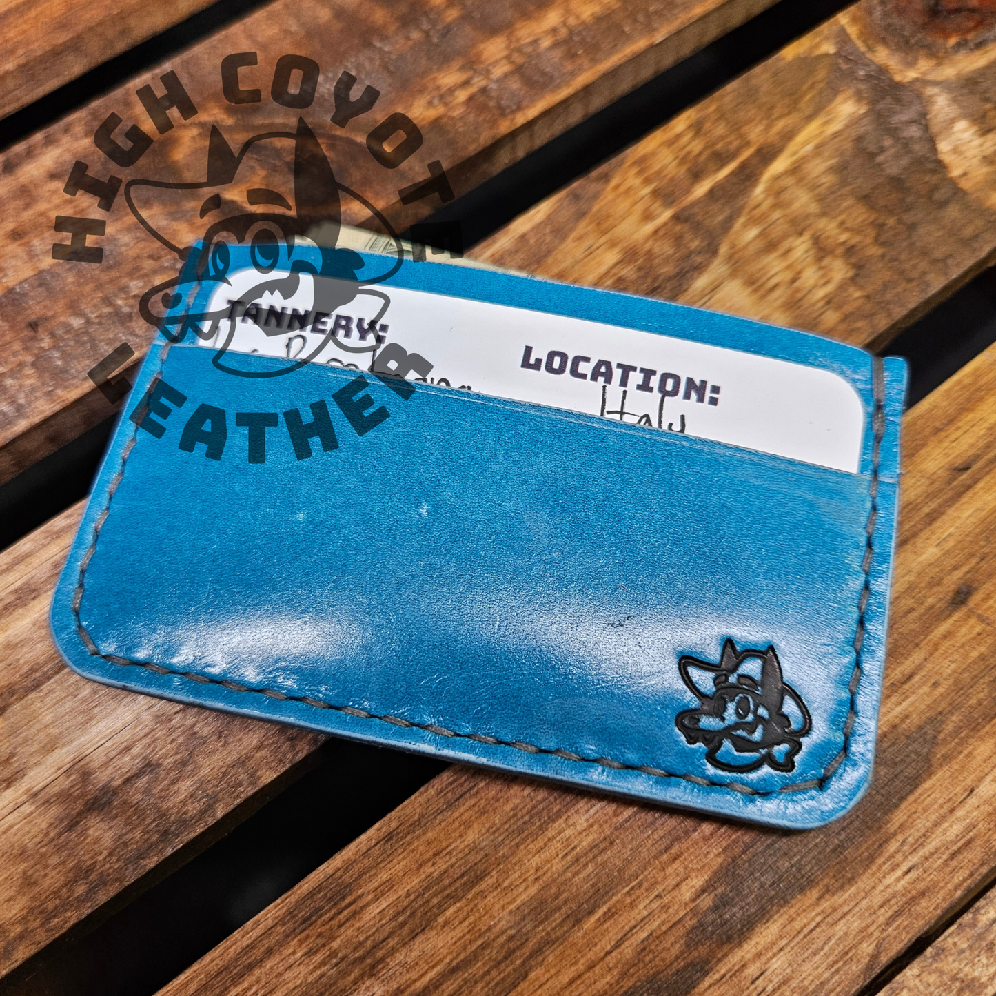 Gaucho Cyan Blue Mini Wallet