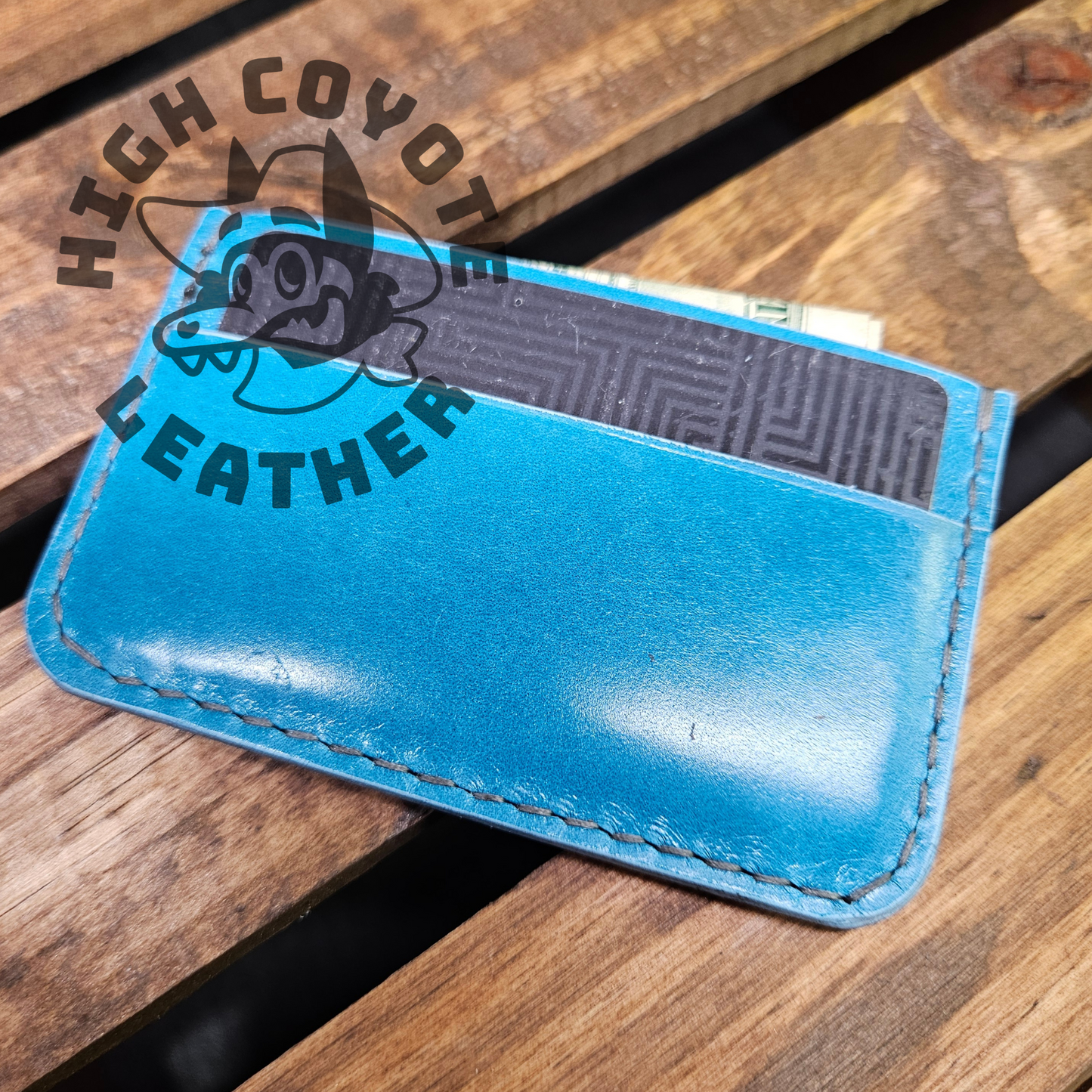 Gaucho Cyan Blue Mini Wallet