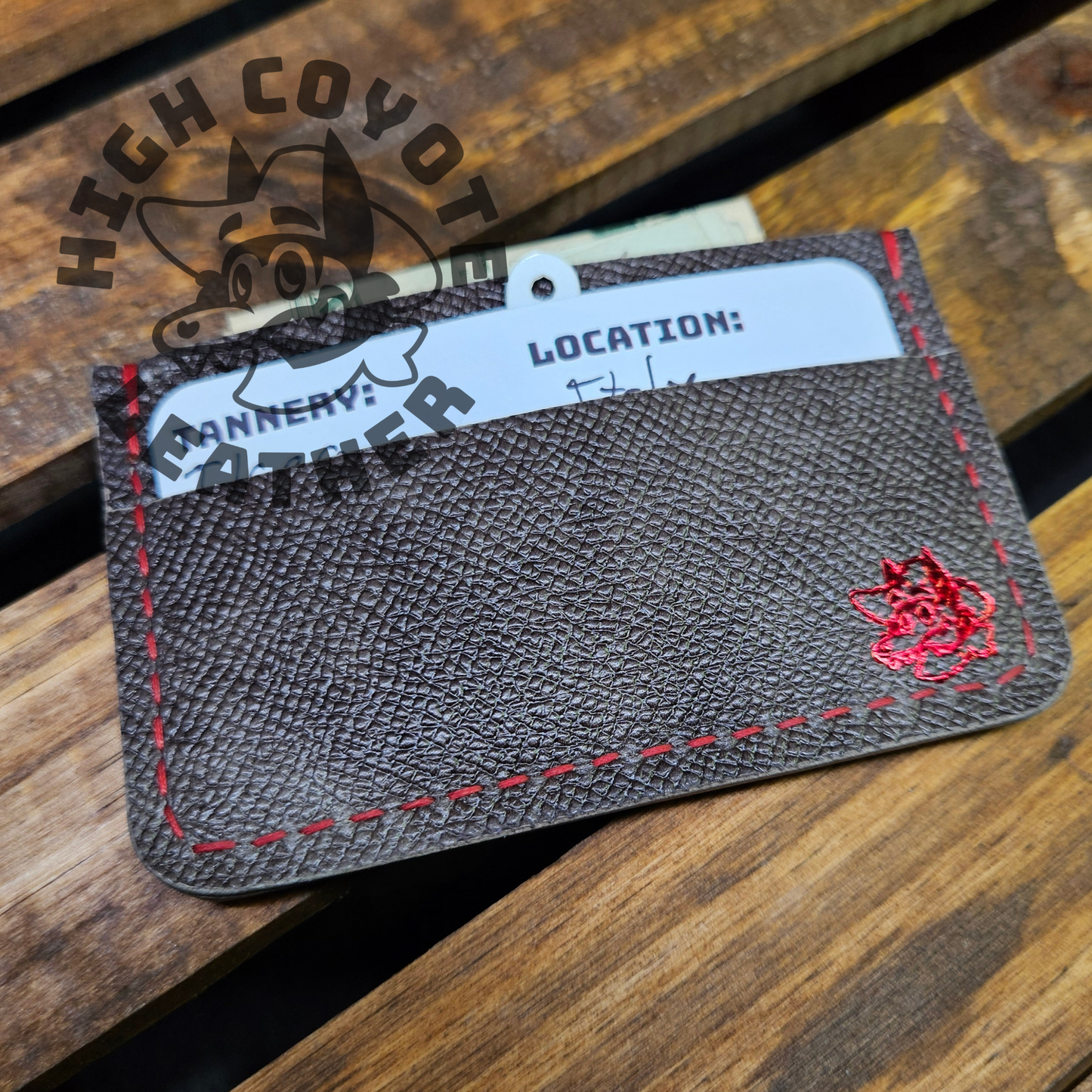 Hatch Museum Calf Steel Grey Mini Wallet