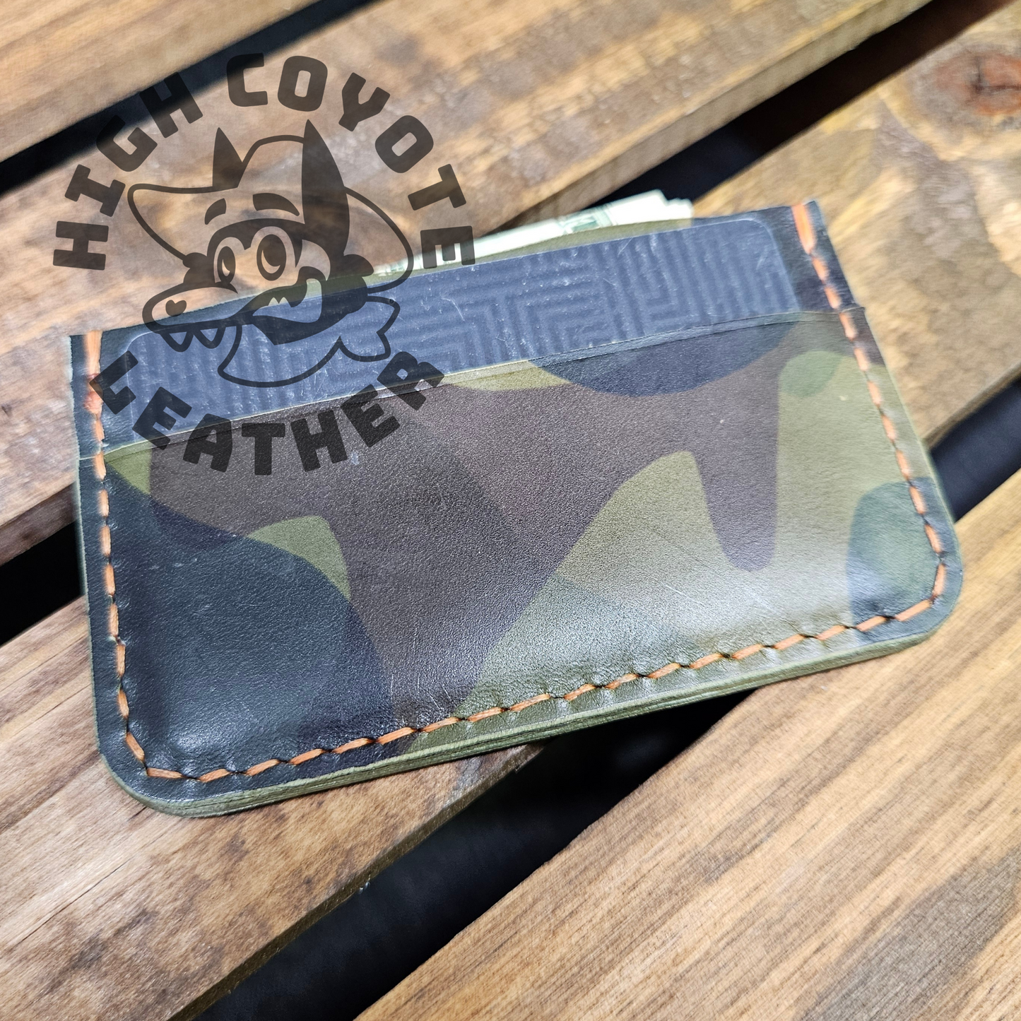 Camo Olive Mini Wallet