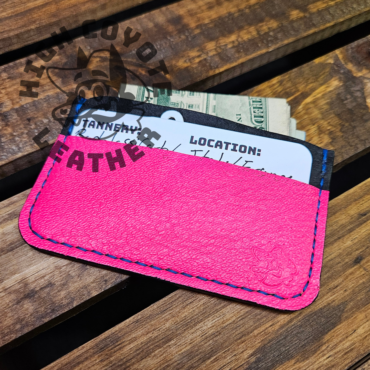 Neon Pink Mini Wallet
