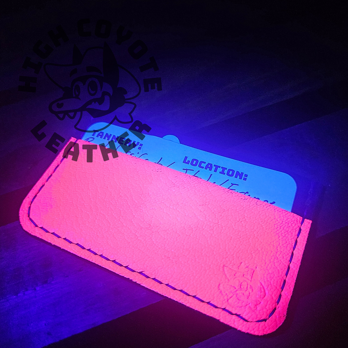 Neon Pink Mini Wallet