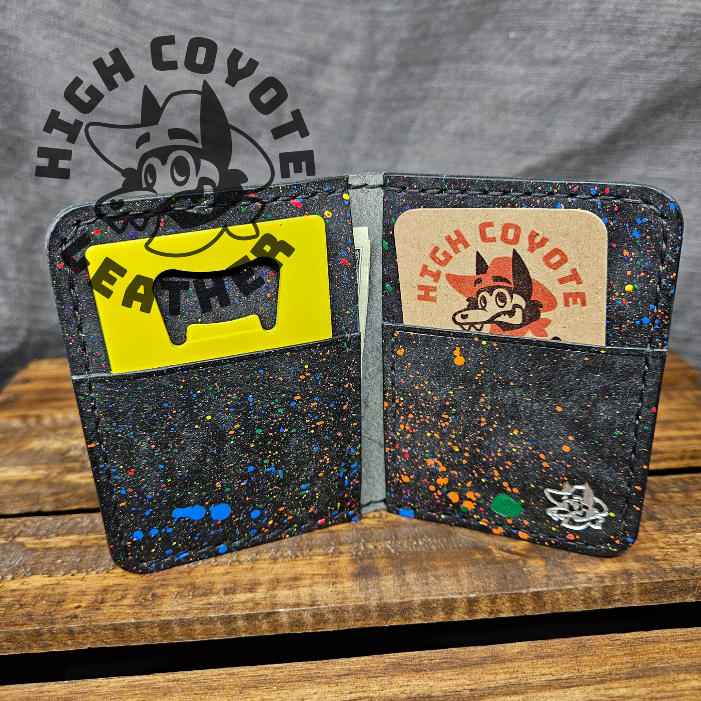 Pueblo Rainbow Splatter Mini Bifold