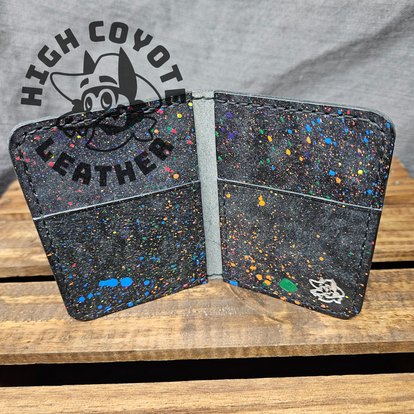 Pueblo Rainbow Splatter Mini Bifold