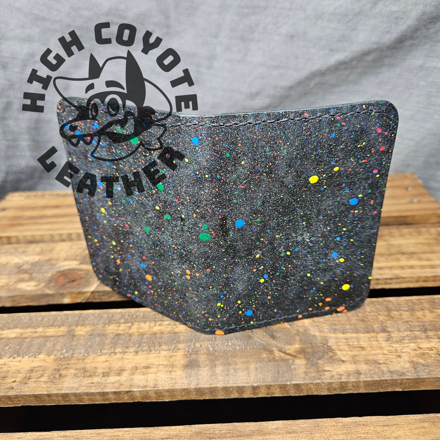 Pueblo Rainbow Splatter Mini Bifold
