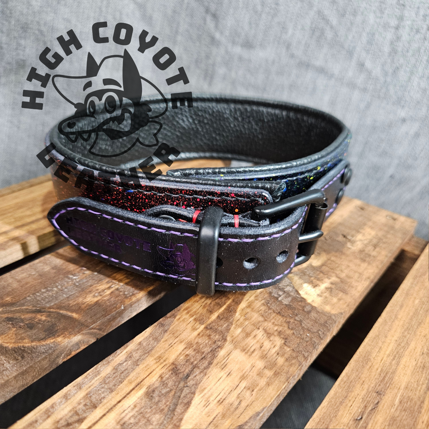 Rainbow Splatter Collar