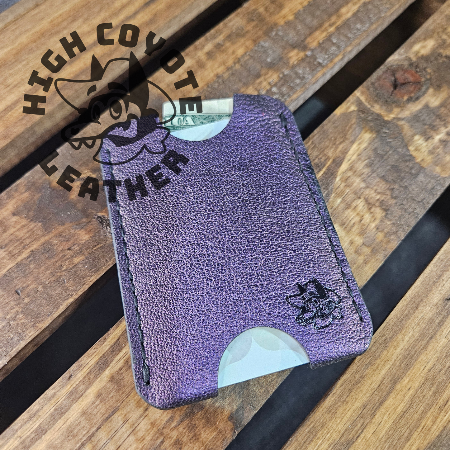 Color Shift Candy Purple Single Wallet