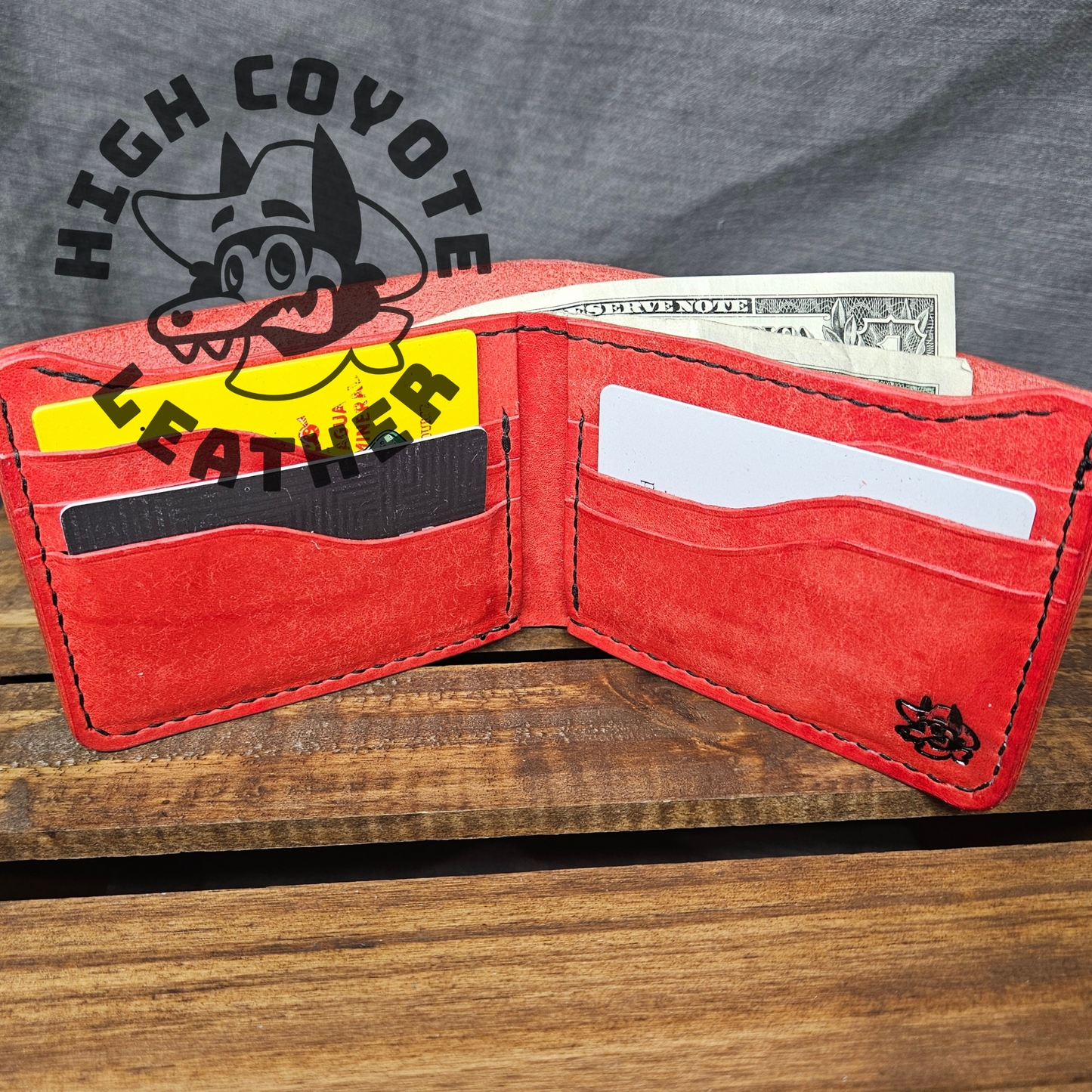 Conceria Walpier Skulls Deluxe Leather Bifold
