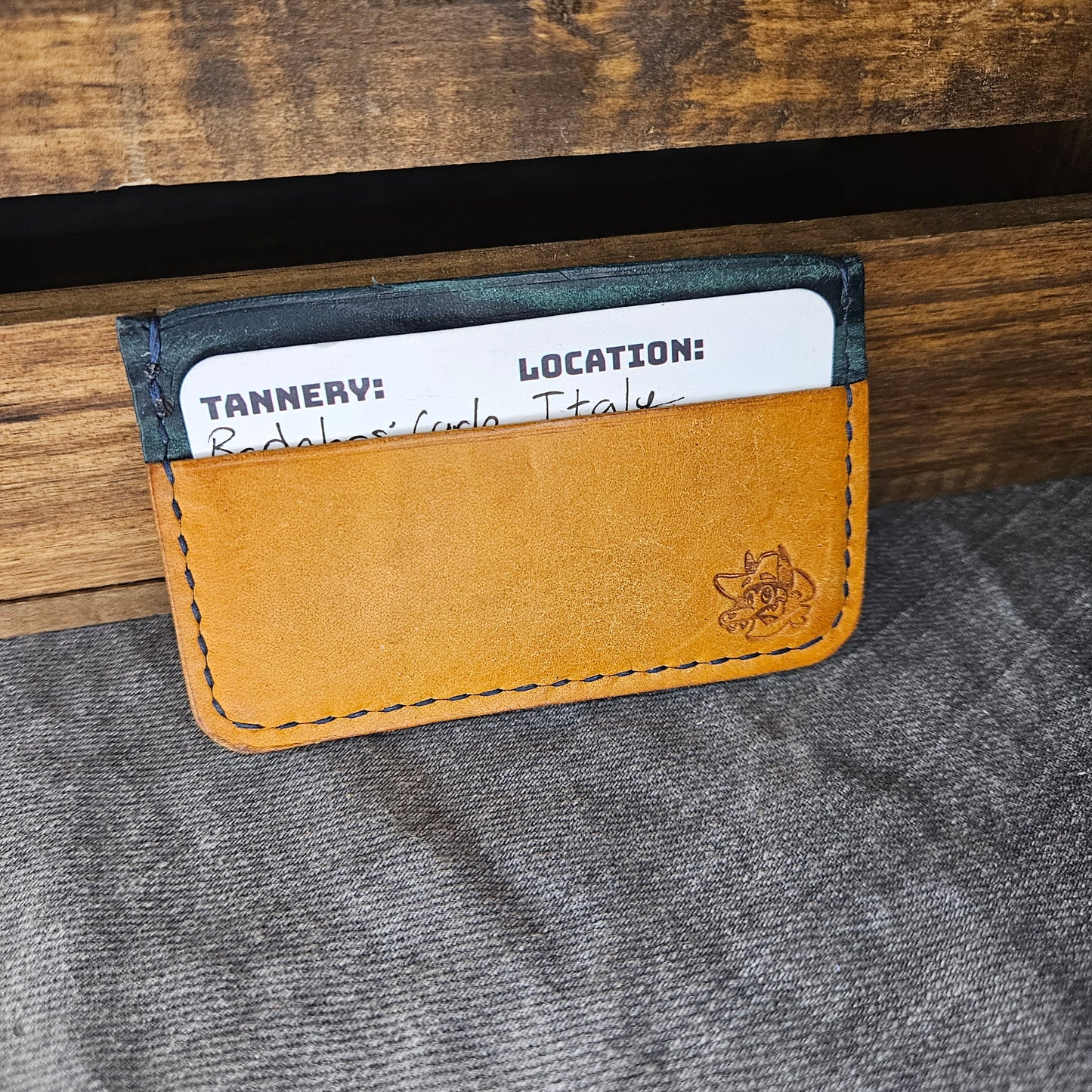 Sapphire & Yellow Mini Wallet