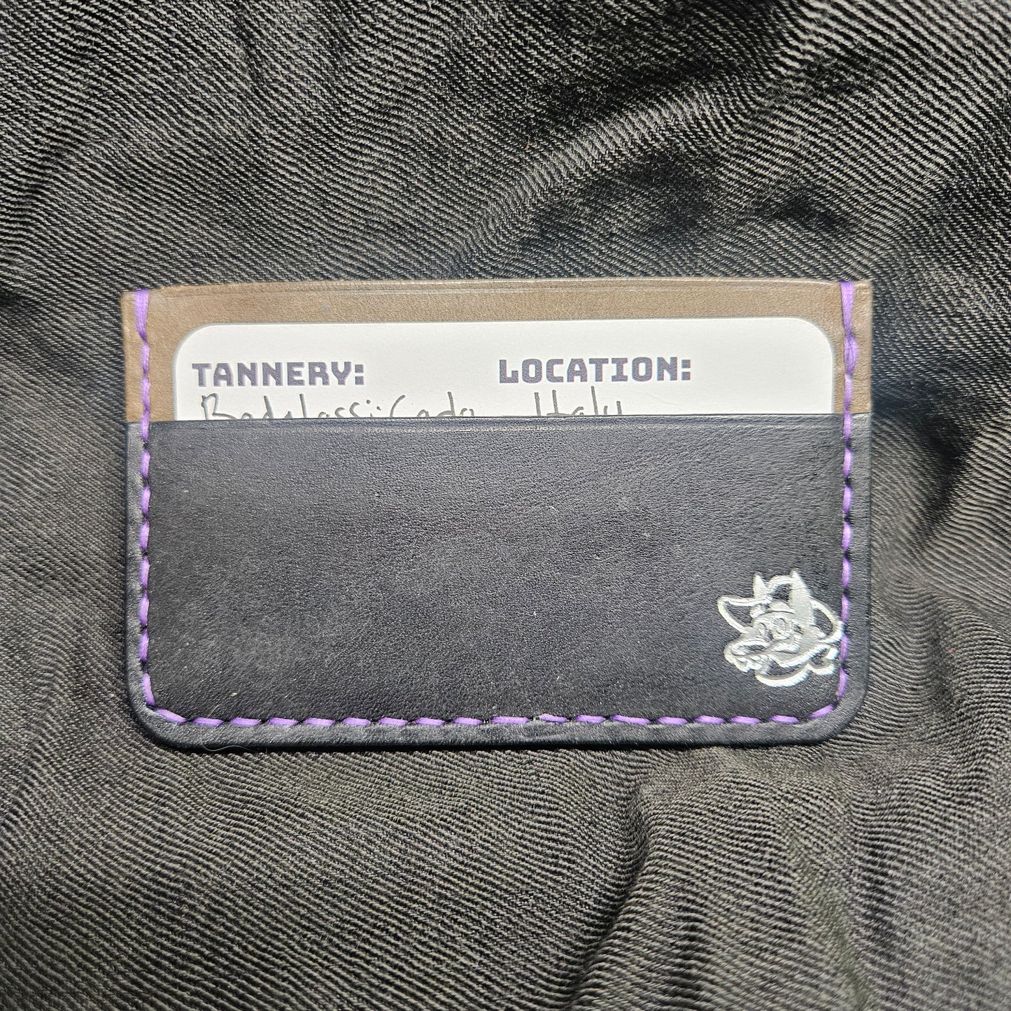 Purple & Grey Mini Wallet