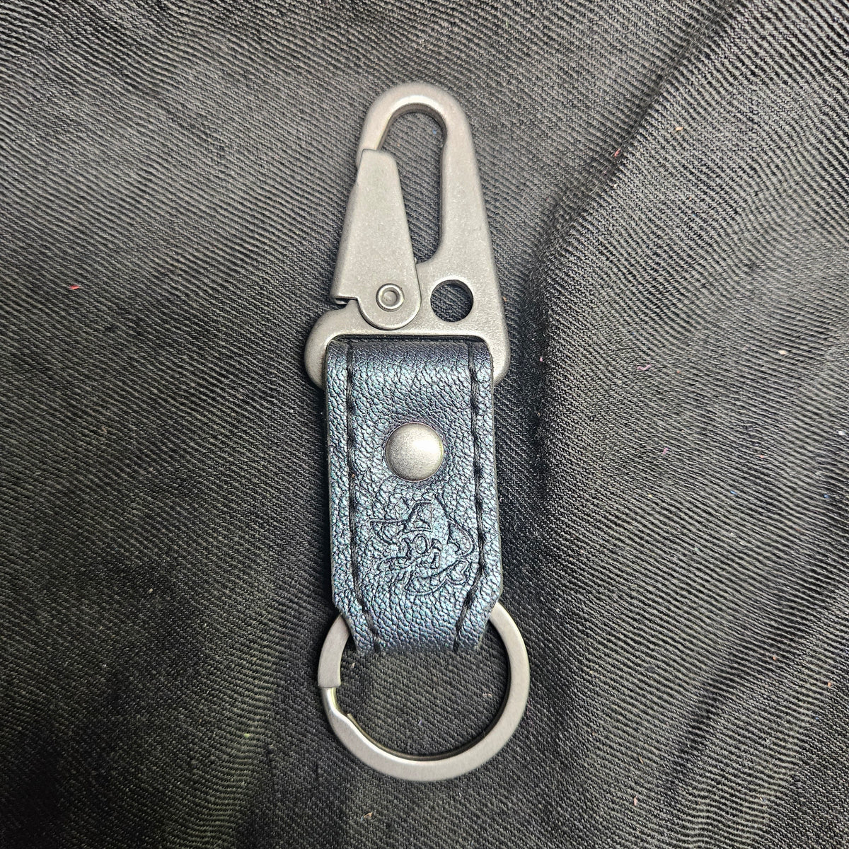 Dark Pearl Snap Keychain