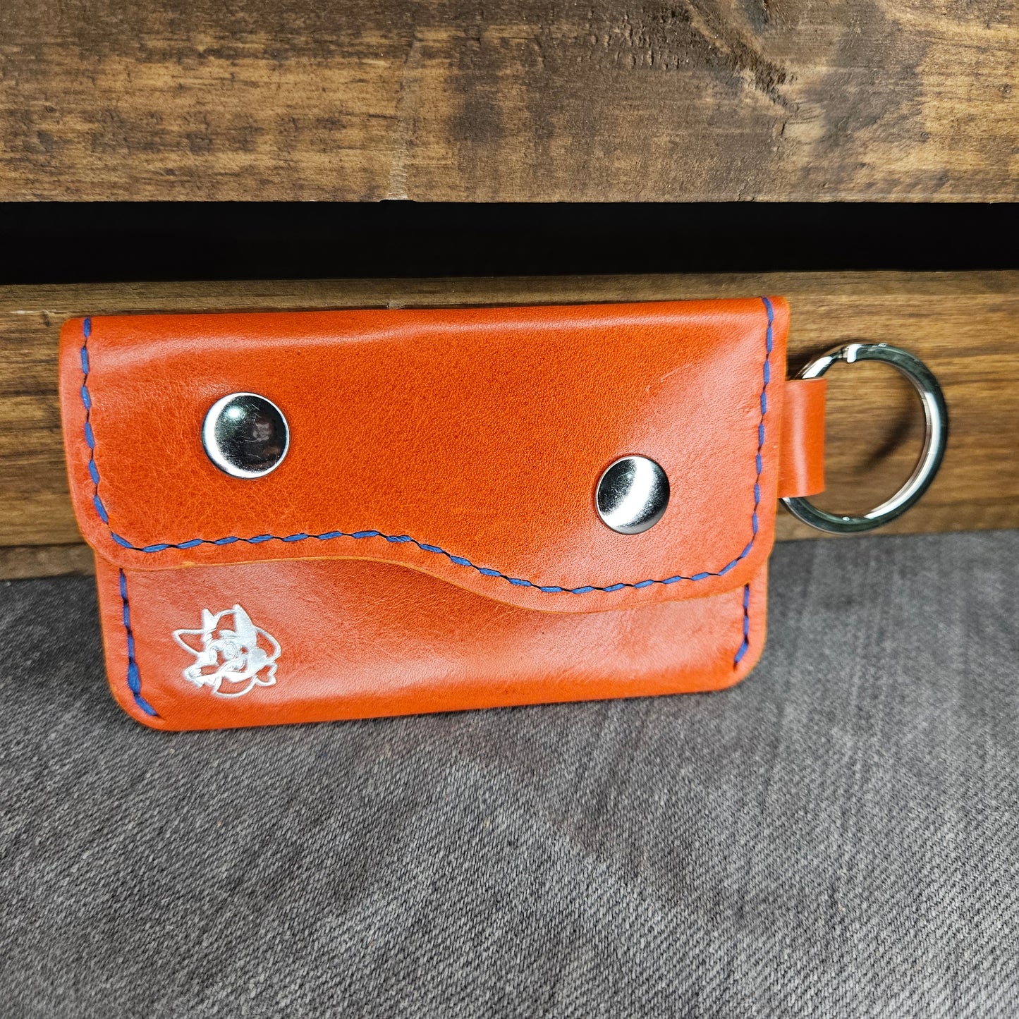 Gaucho Oil Tiger Orange Keychain Wallet