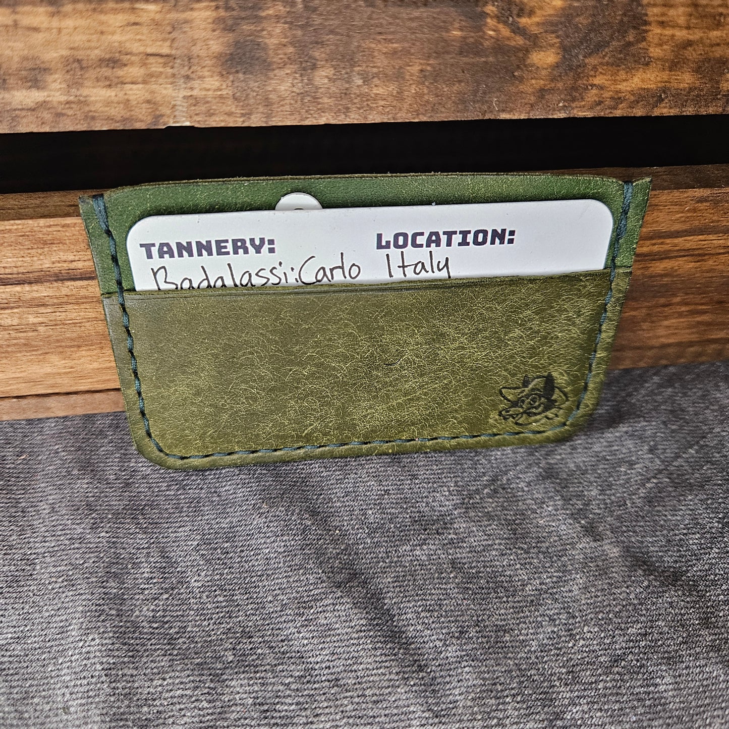 Olive & Emerald Mini Wallet