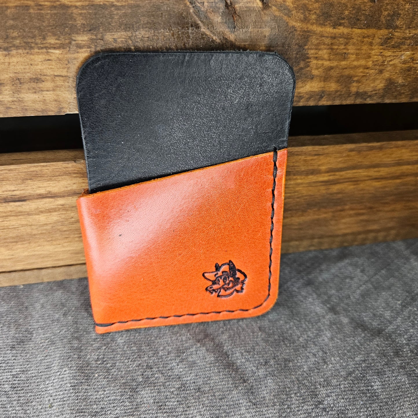 Tiger Orange Wrap Wallet