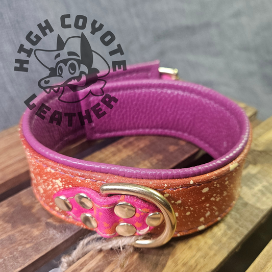 Lesbian Pride Splatter Collar