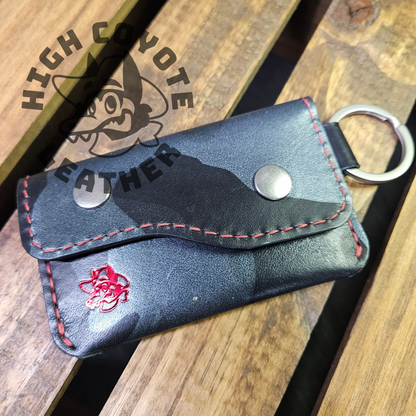 Camo Grey Keychain Wallet