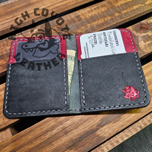 Pueblo Black & Bordeaux Mini Bifold