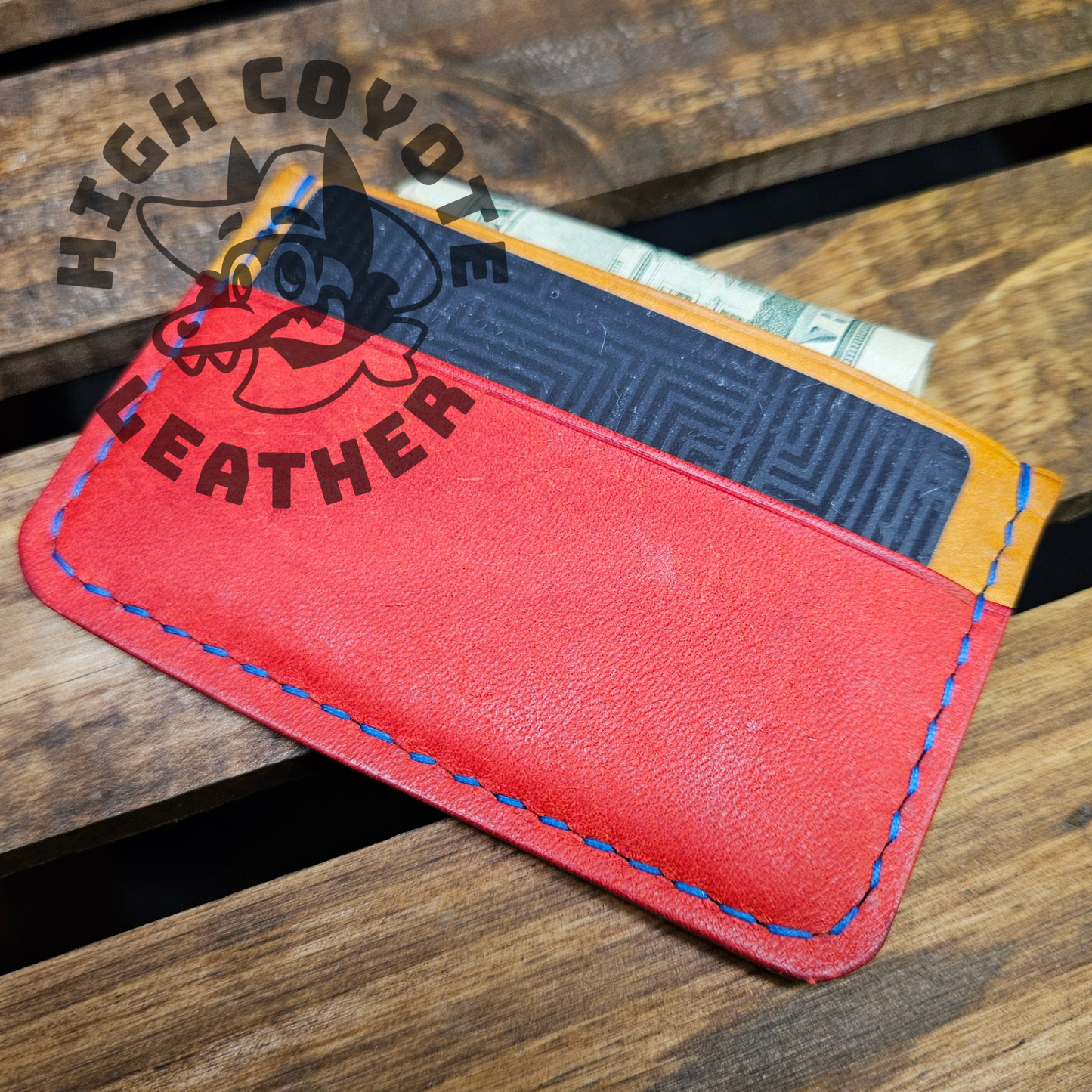 Pueblo Red & Yellow Mini Wallet