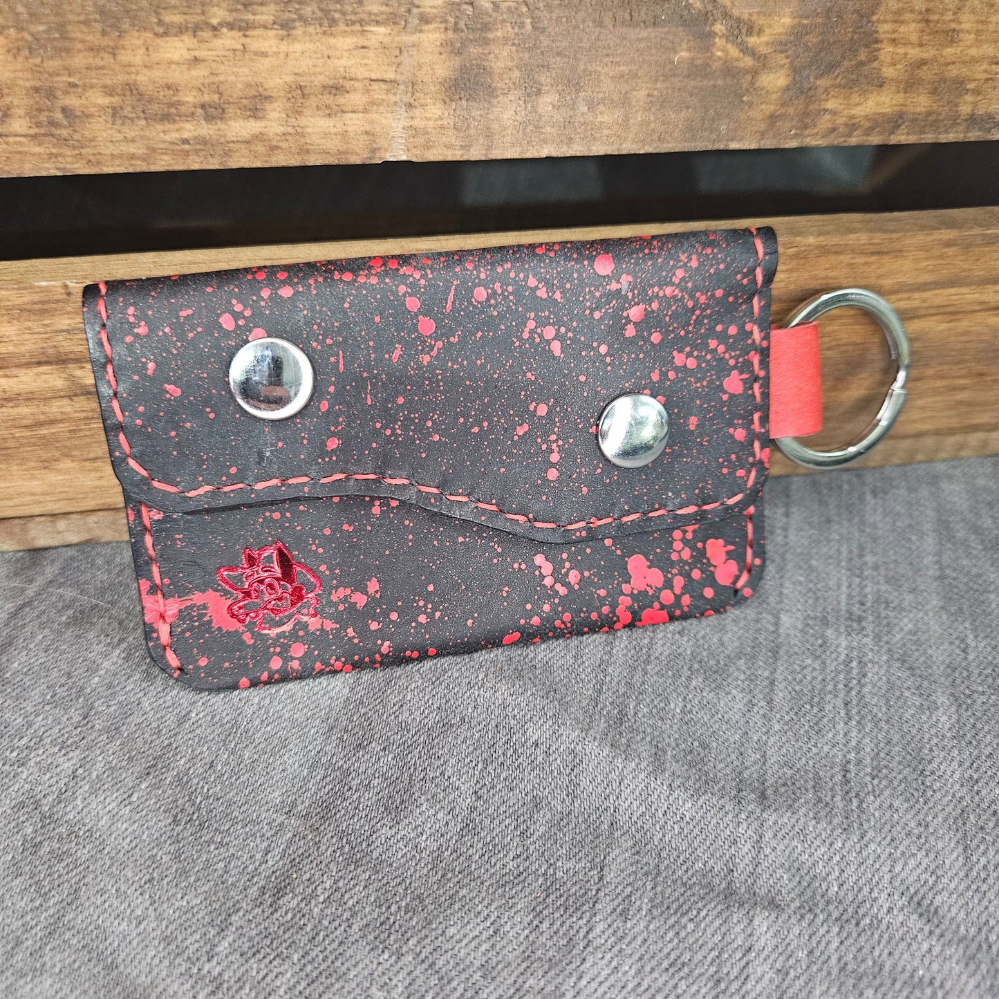Murder Scene Keychain Wallet