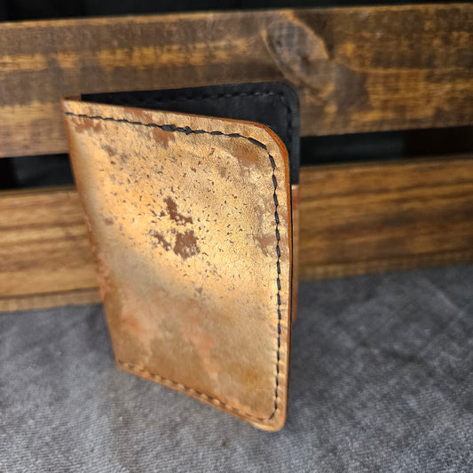 Rusty Metallic Rose Gold Mini Bifold