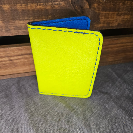 Neon Yellow & Blue Mini Bifold