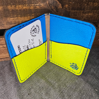 Neon Yellow & Blue Mini Bifold