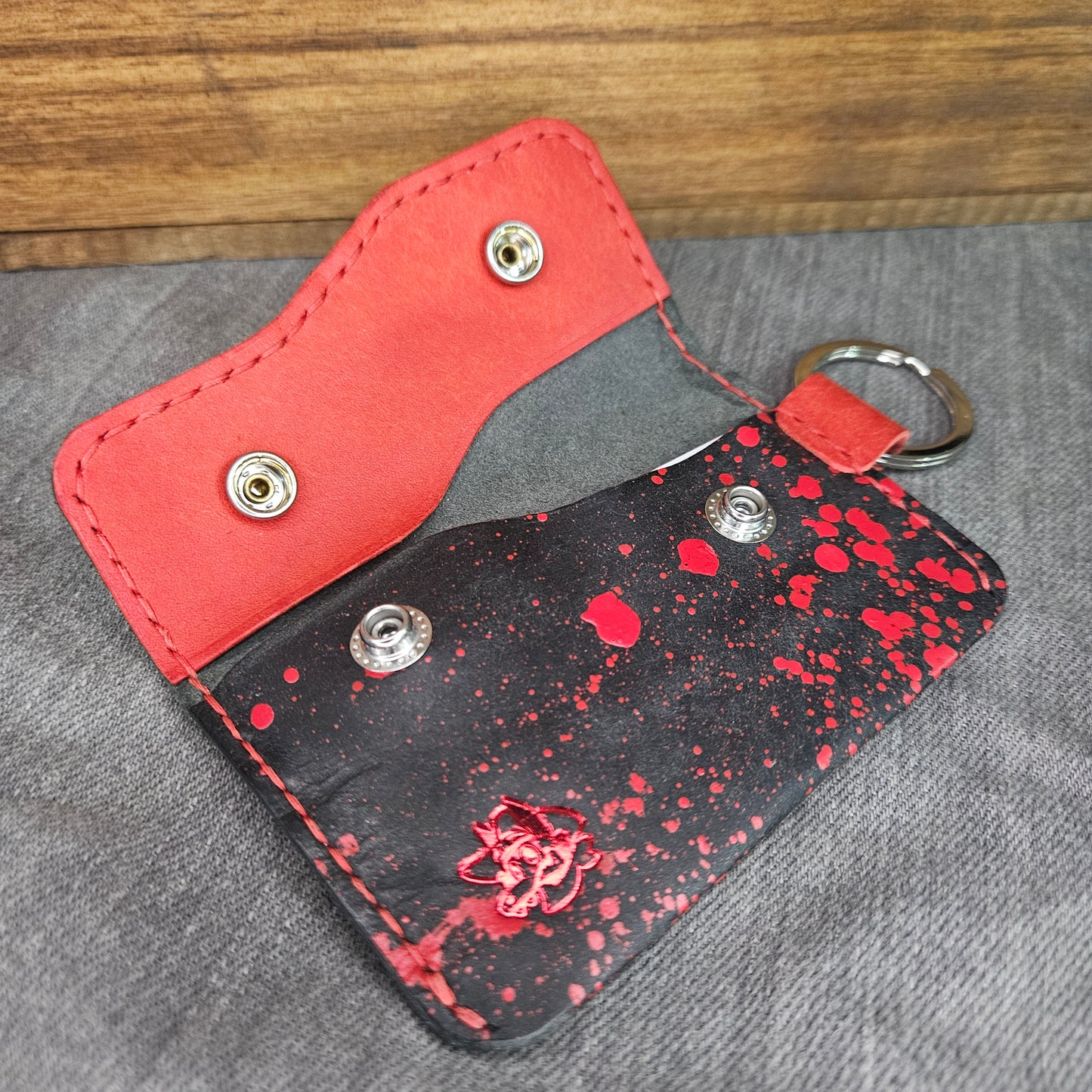 Murder Scene Keychain Wallet