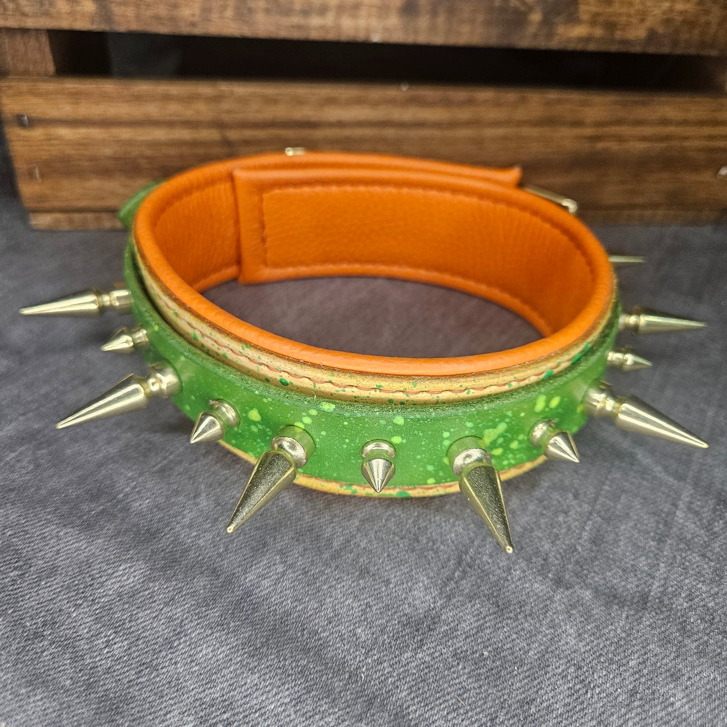 Citrus Splash Spiked Collar
