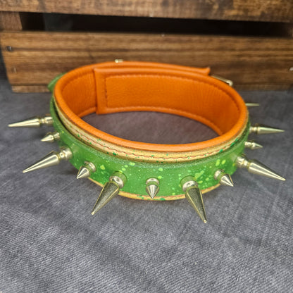 Citrus Splash Spiked Collar