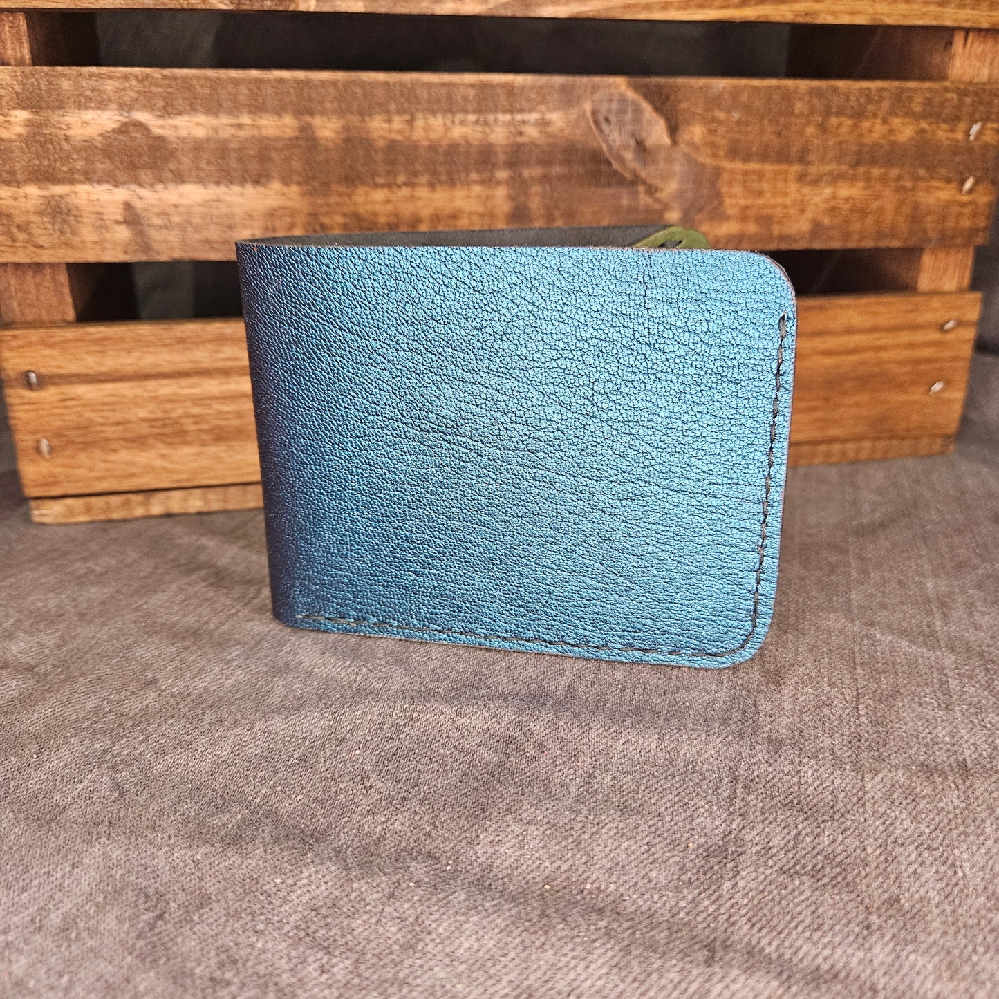 Blue Shimmer Deluxe Bifold