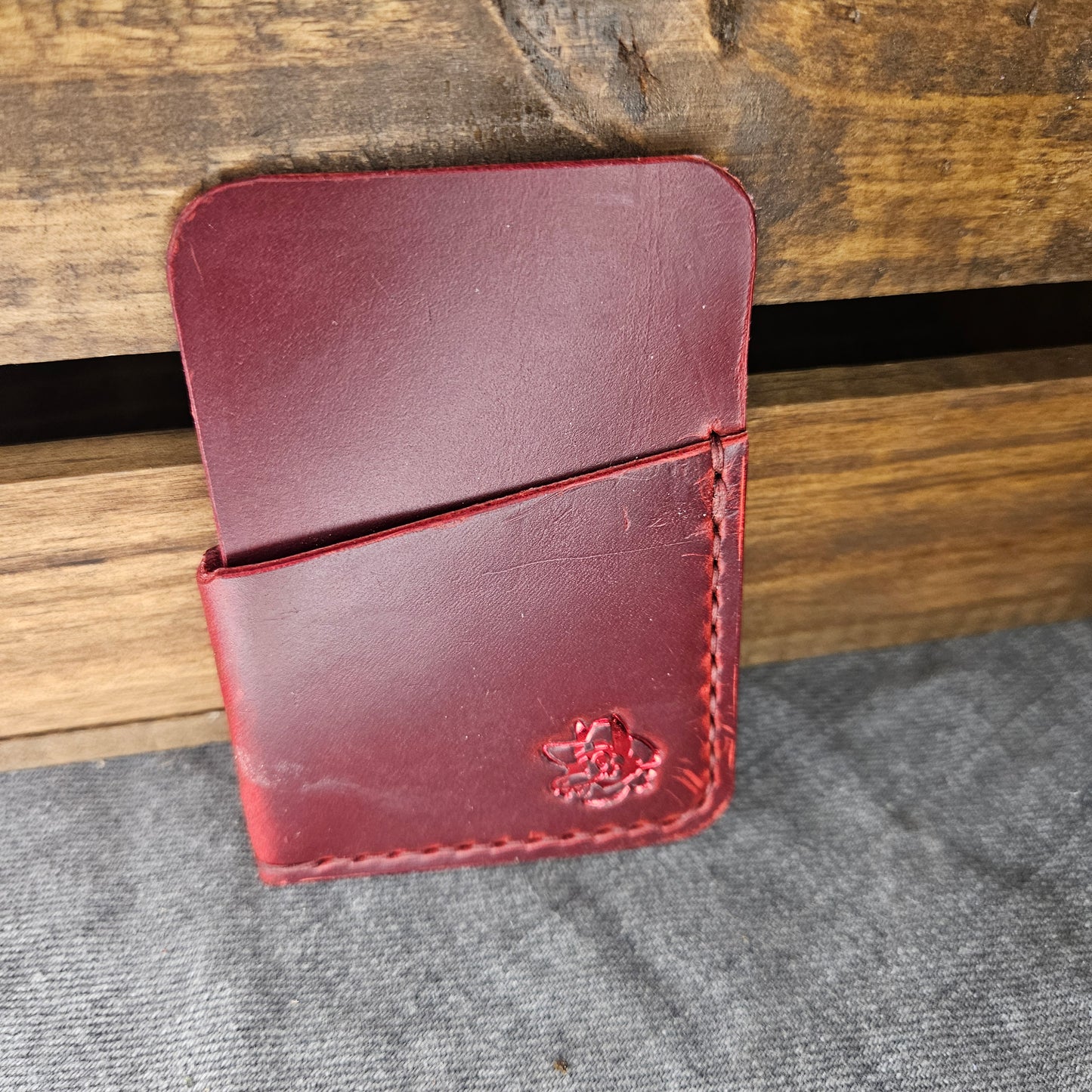 Red Out Wrap Wallet