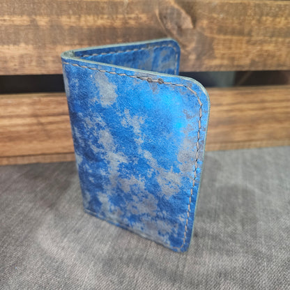 Rusty Metallic Sapphire Mini Bifold