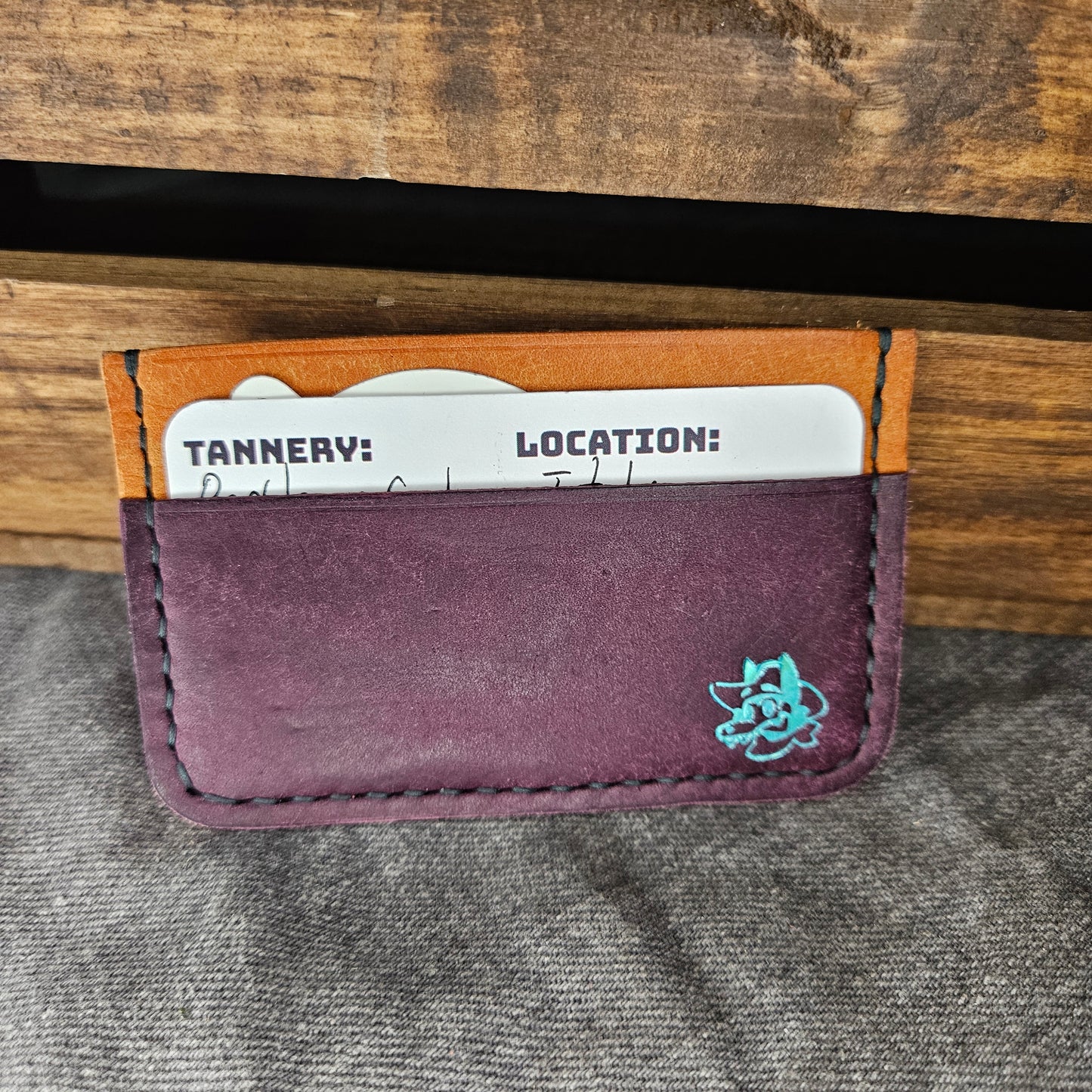 Purple & Olmo Mini Wallet