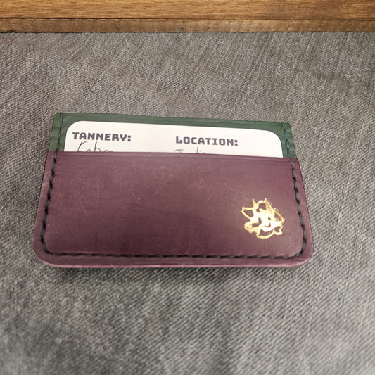 Purple & Green Mini Wallet